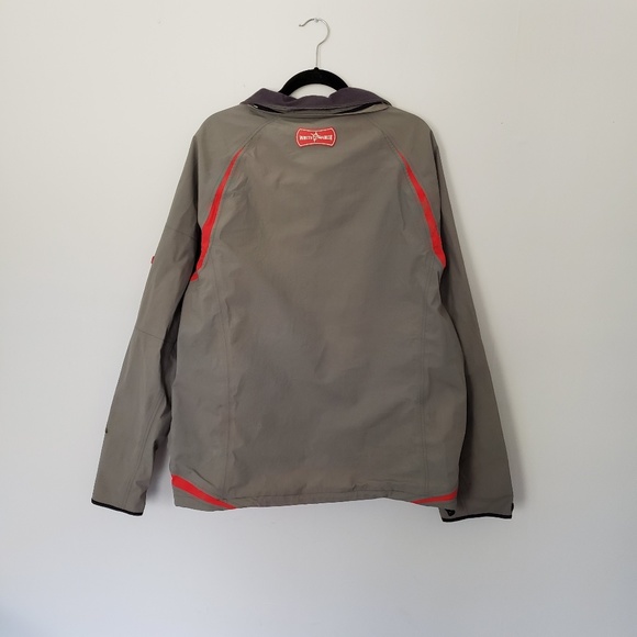 White Marlie Cape Cod Gray Windbreaker Raincoat - Picture 3 of 7